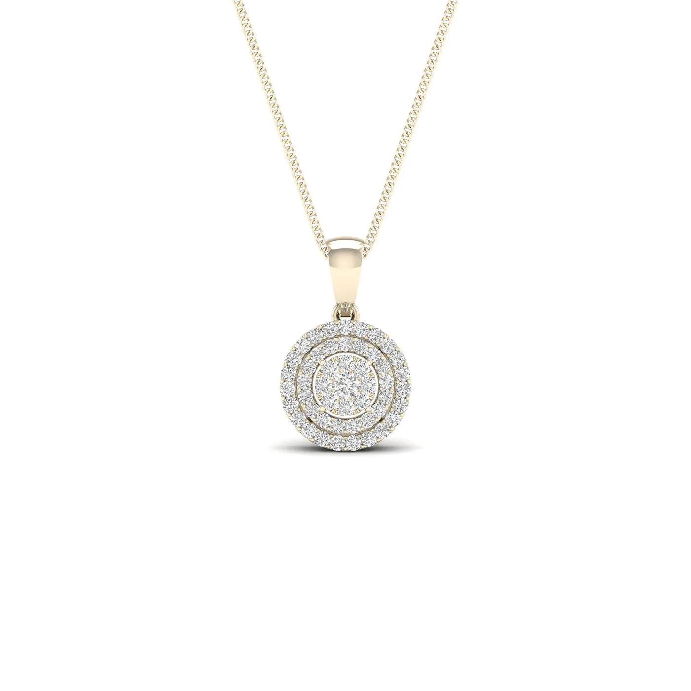 10K 0.13CT Diamond Pendant