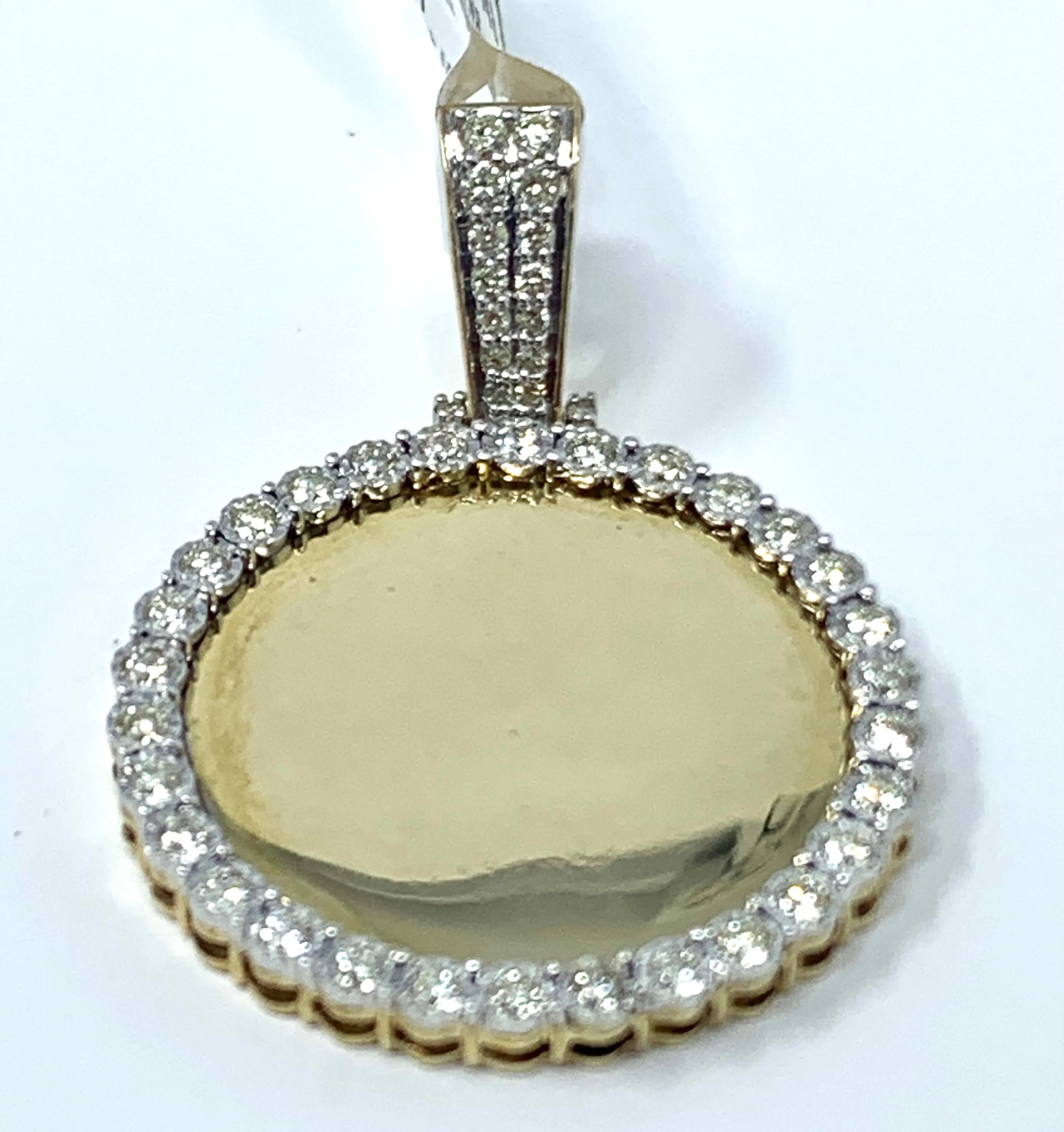 10K 0.75CT Yellow Gold Memory Pendant Charm