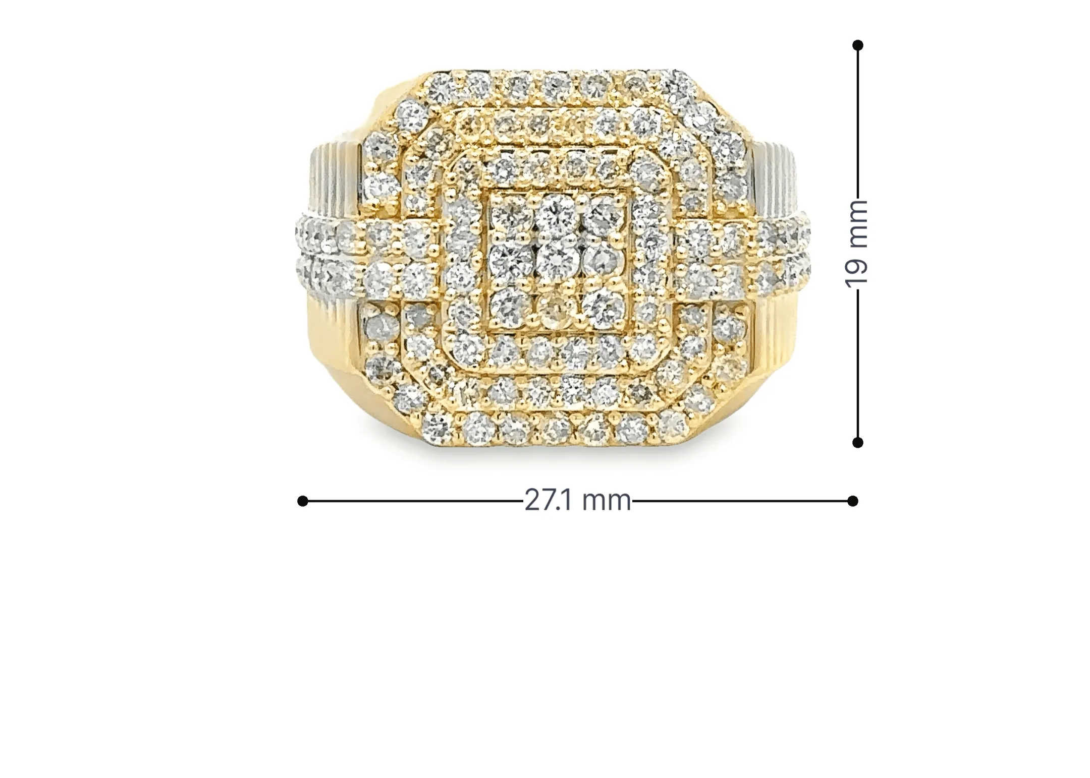 10K Gold 2.75 CTW Diamond Ring