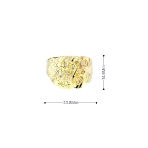 10K Gold Nugget Ring 6 Grams