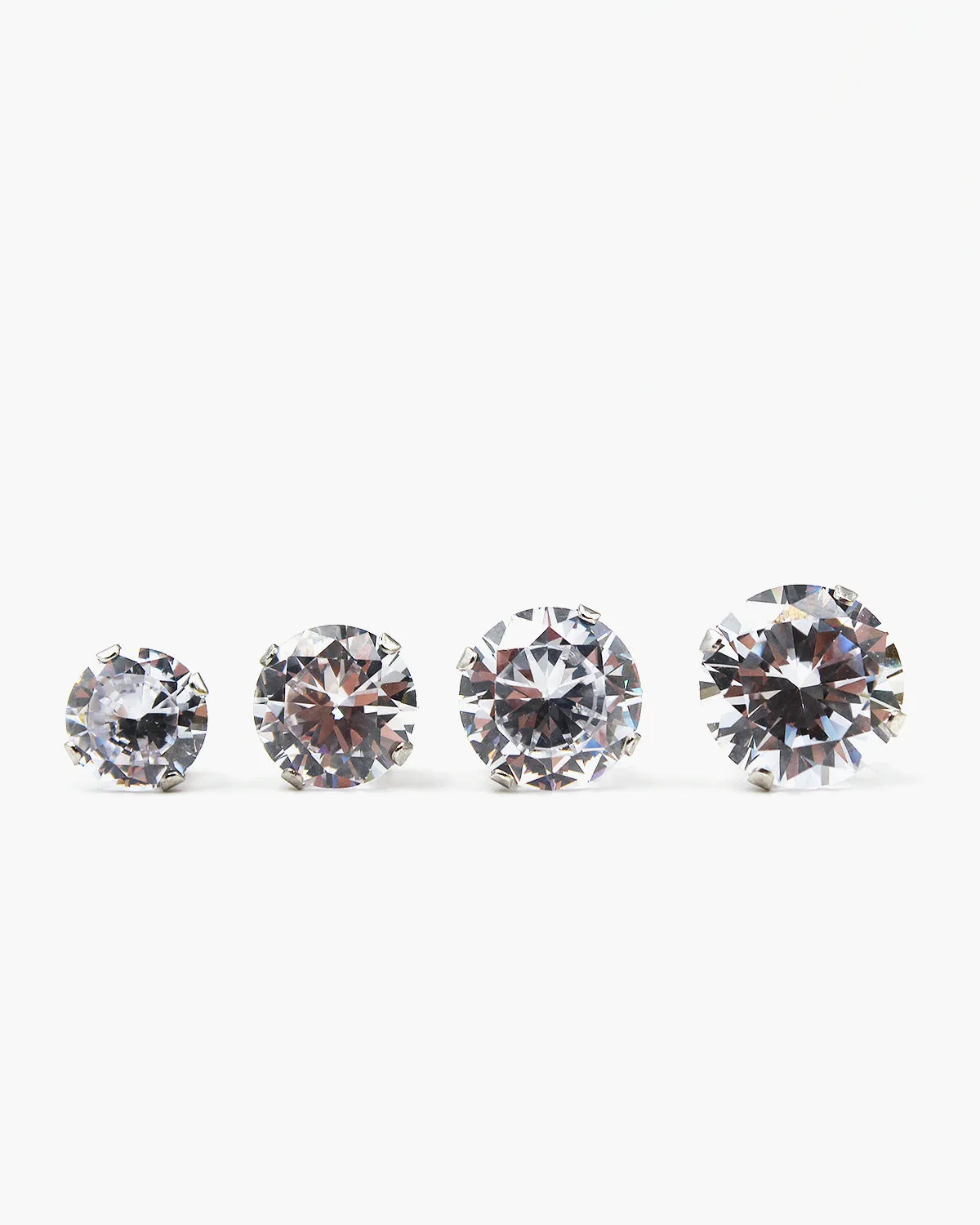 1.25 CT Classic Brilliant Cut CZ Earrings