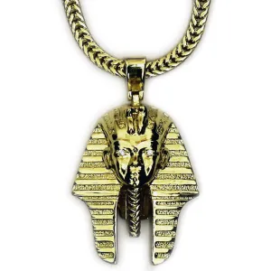 18k Gold Plated Small King Tut Pendant