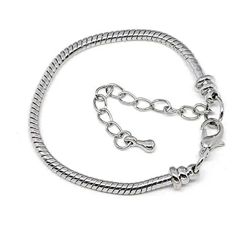 8 Starter Master Bracelet with Removable Lobster Clasp   2" Extension Chain