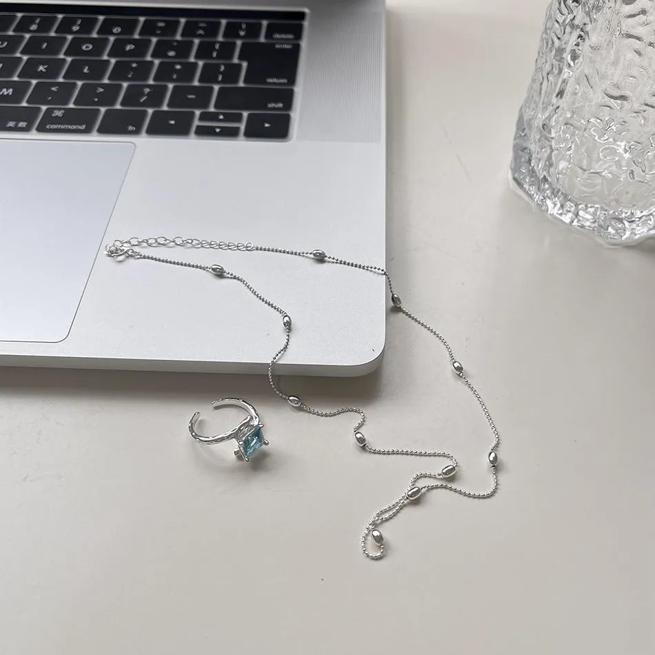 925 Sterling Silver Natural Silver Necklaces