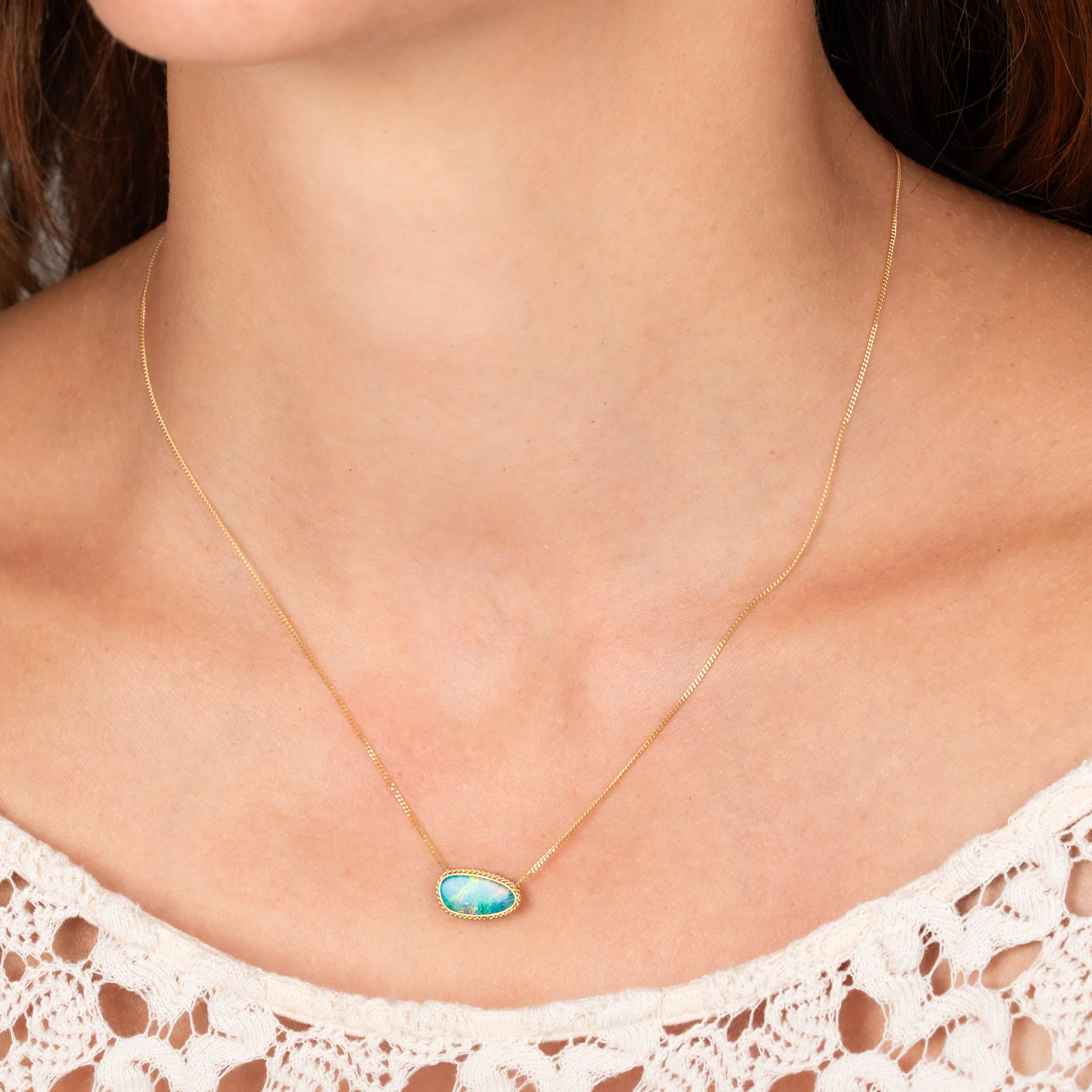 Australian Opal Necklace