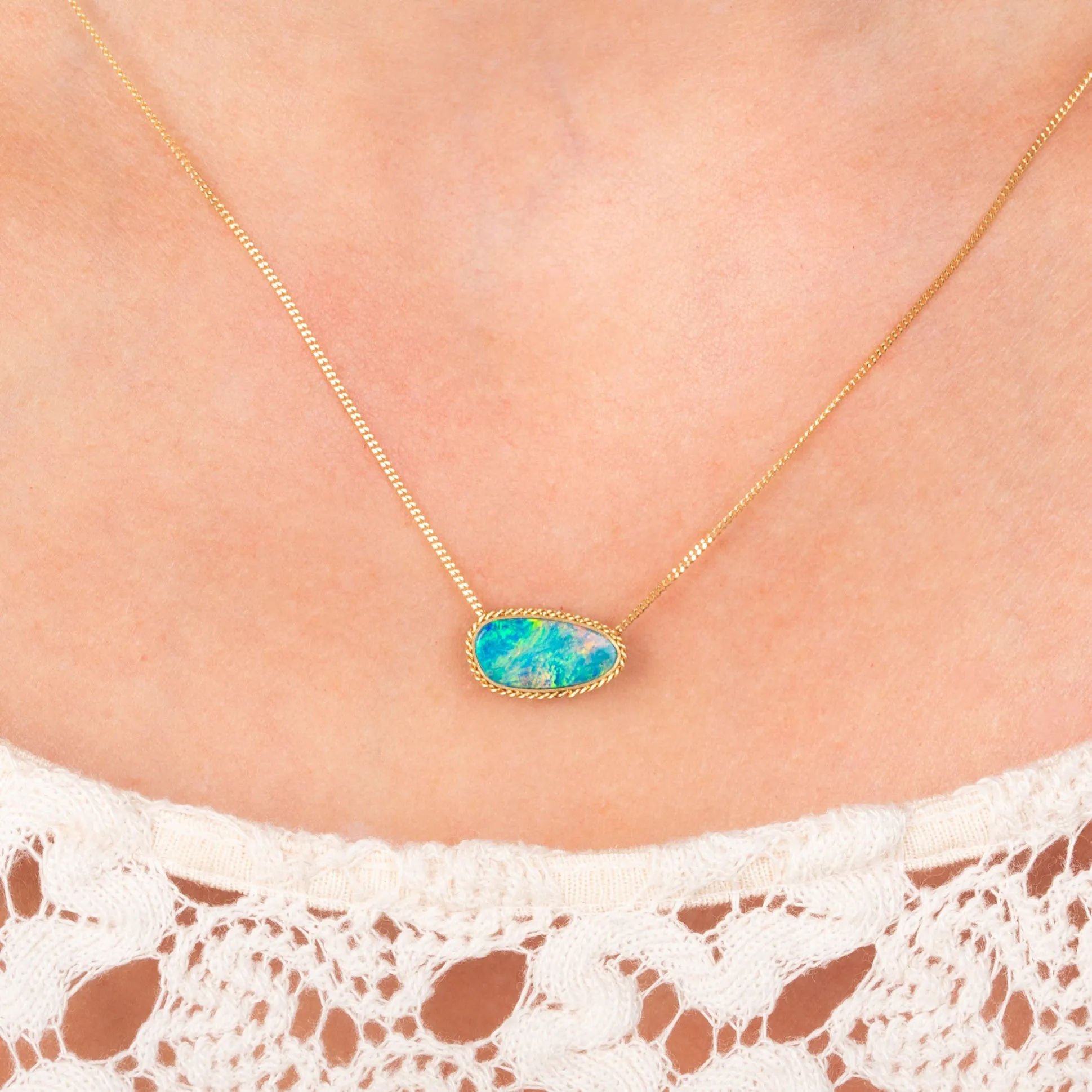 Australian Opal Necklace