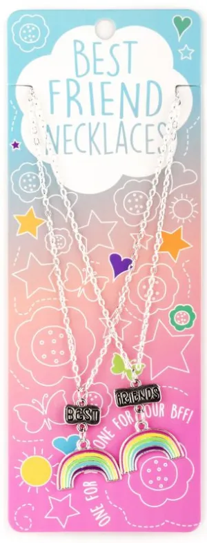 Best Friends Necklaces Rainbows