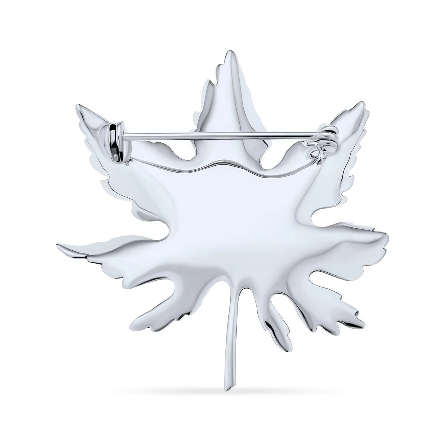 Canada Maple Leaf Brooche Pin - Sterling Silver Western Jewelry Accessory