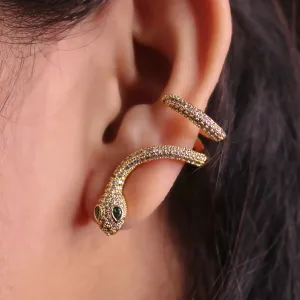 CLASSIC SNAKE EAR-CUFF