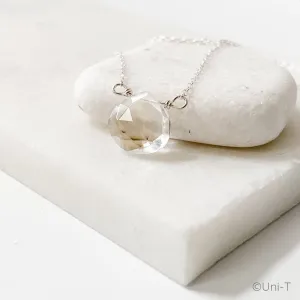 Clear Quartz Gemstone Necklaces