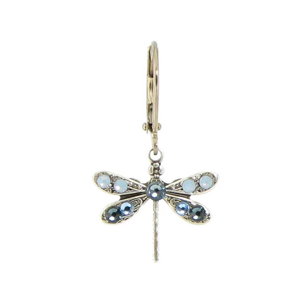 Crystal Dragonfly Earrings