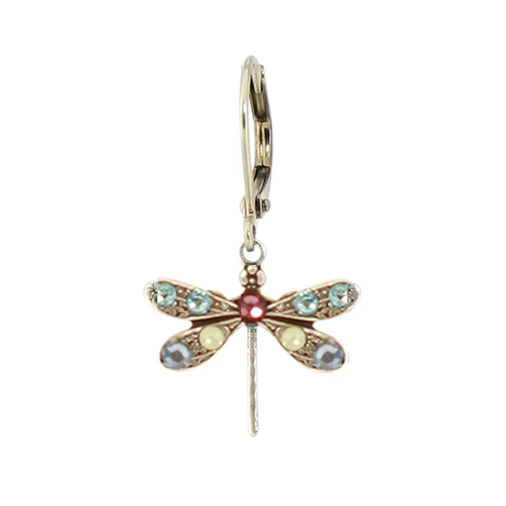 Crystal Dragonfly Earrings