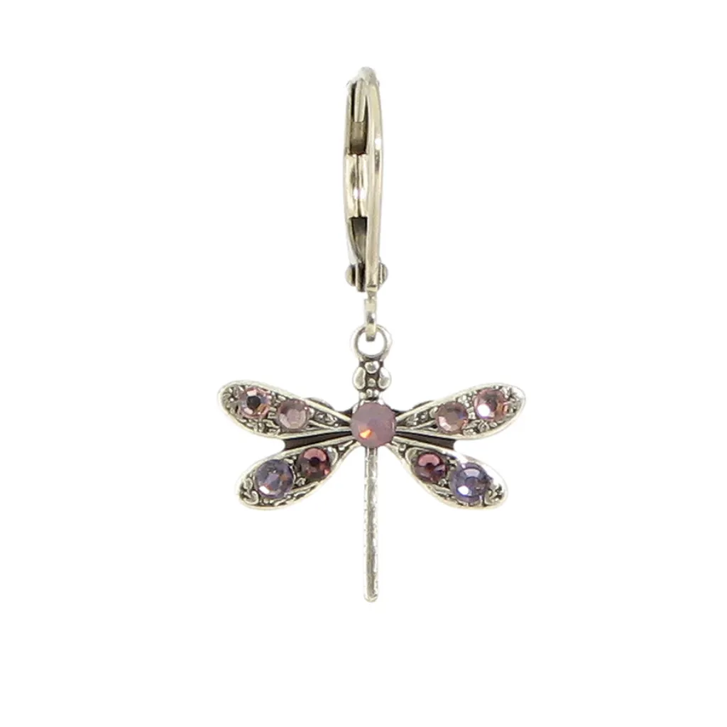 Crystal Dragonfly Earrings