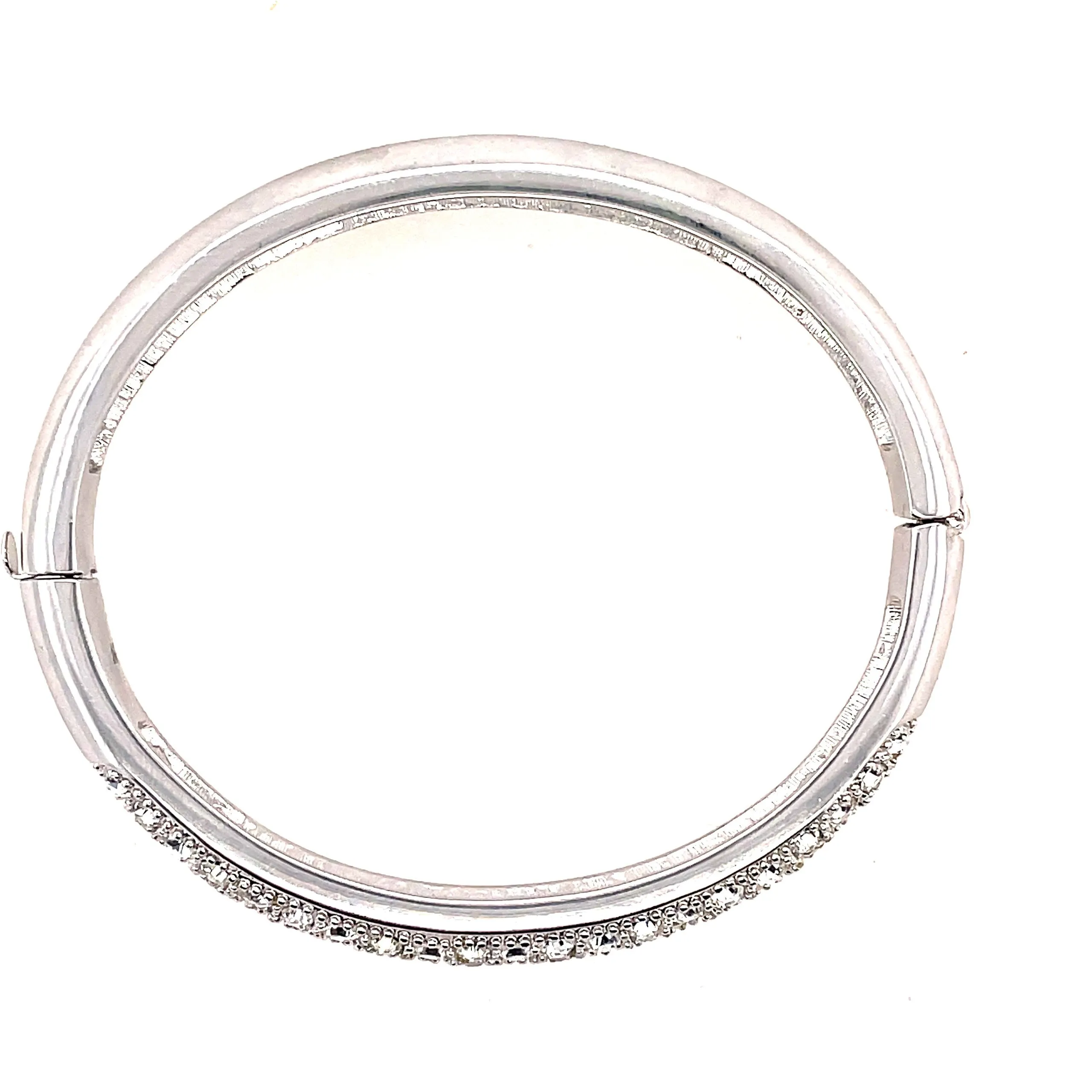 Cubic Zirconia Wide Bangle