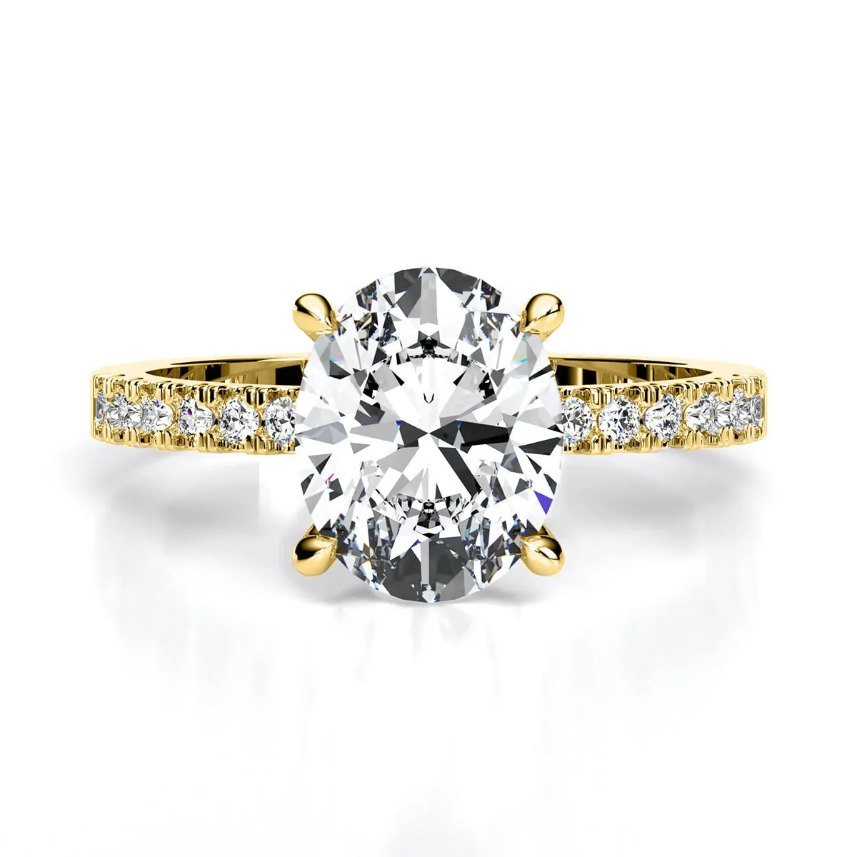 Dahlia - Oval Lab Diamond Engagement Ring (IGI Certified)