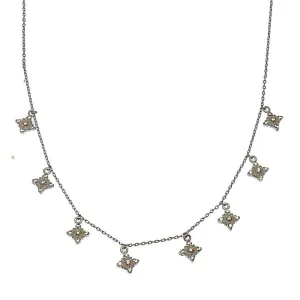 Dangling Flower Station Necklace