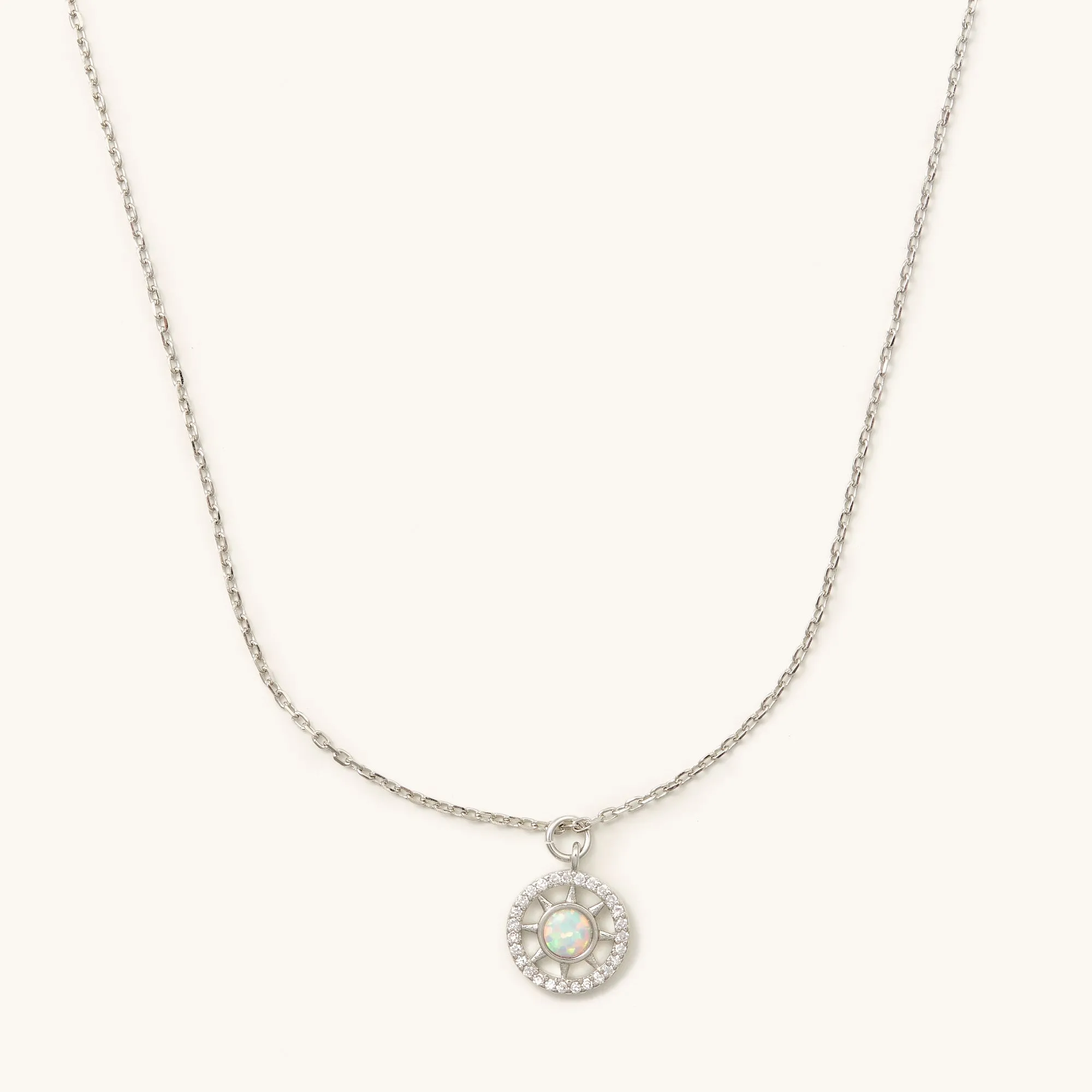 Dani Silver Opal Necklace