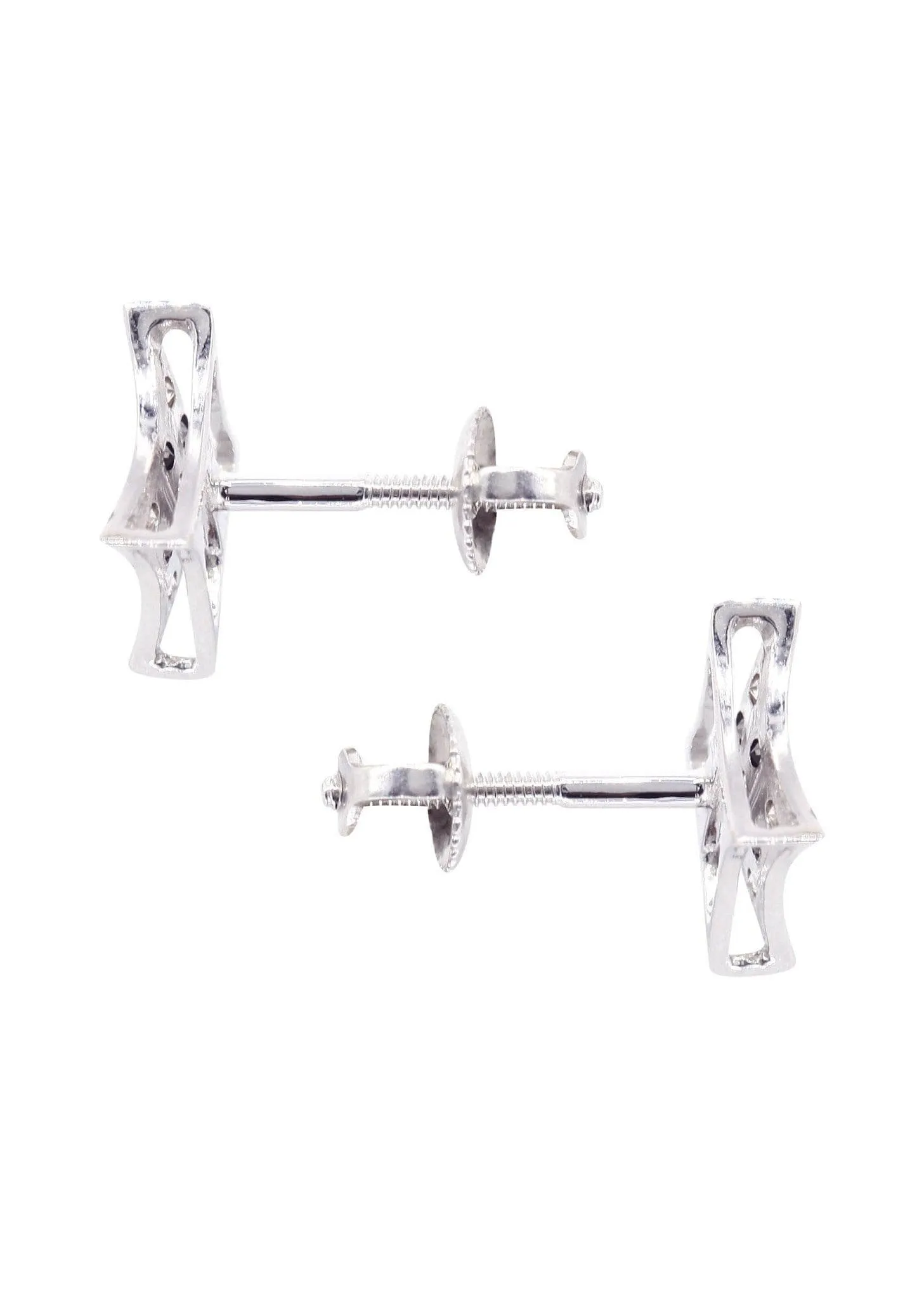 Diamond Earrings For Men | 0.2 Carats 14K White Gold