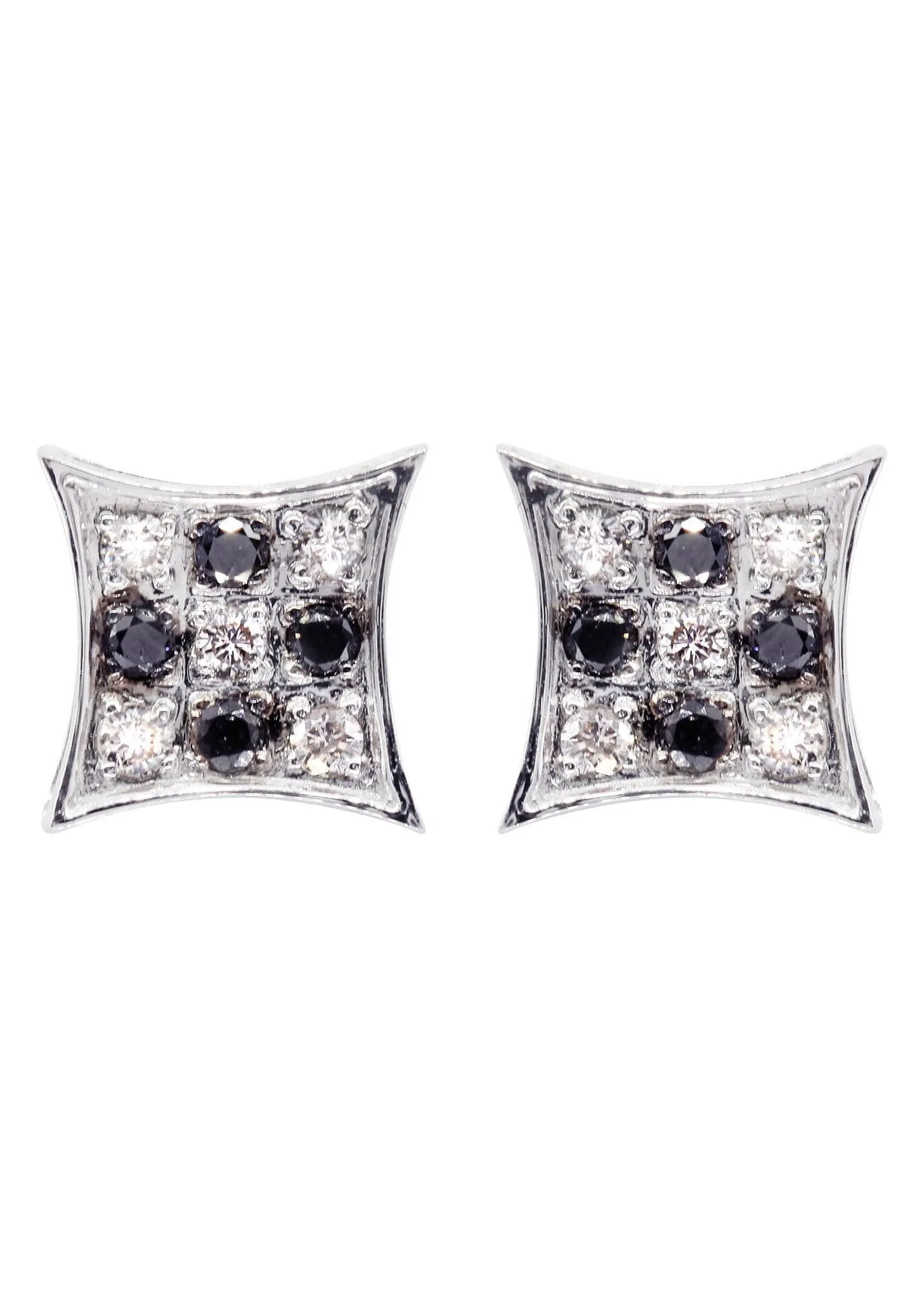 Diamond Earrings For Men | 0.2 Carats 14K White Gold