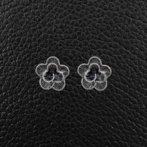 Diamond Flower Earrings