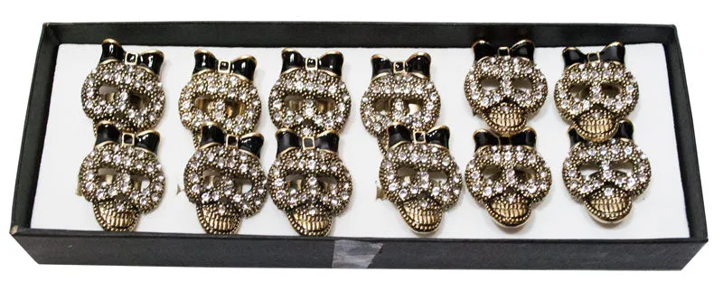 Diamond Skull Fashion Rings Wholesale