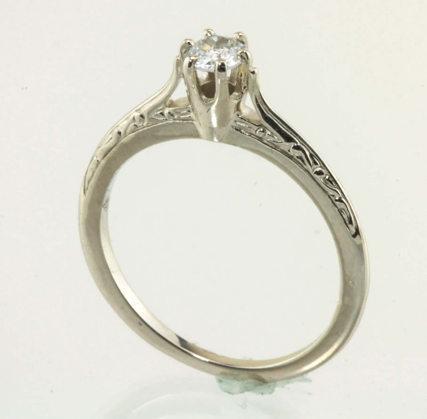 Diamond Solitaire 14kt White Gold