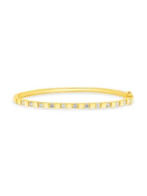 Eleanor Diamond Bangle 14K