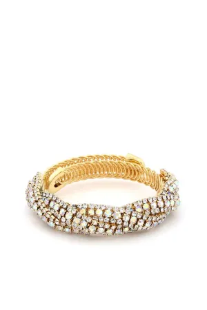 Flexible Rhinestone Metal Bracelet