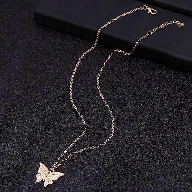 Gold Silver Color Chain Necklaces