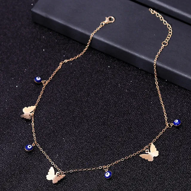 Gold Silver Color Chain Necklaces