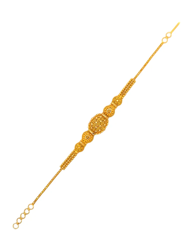 Gold Wmen's Bracelet 22 Kt