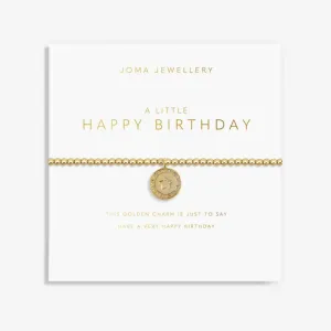 Golden Glow A Little 'Happy Birthday' Bracelet