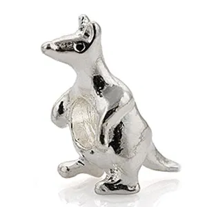 Kangaroo Charm European Bead Compatible for Most European Snake Chain Bracelet