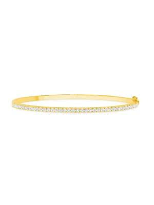 Lily Diamond Bangle 14K