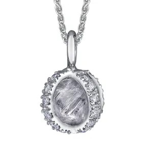 Love's Foundation Rough Canadian Diamond Pendant