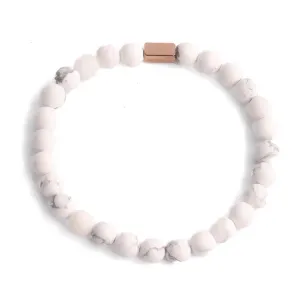 MARBLE HOWLITE - ACCENT BRACELET