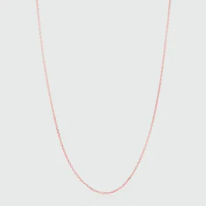 Marylebone 9ct Rose Gold Fine Trace Chain