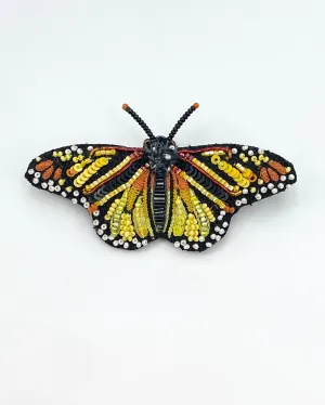 Meandering Monarch Butterfly Brooch