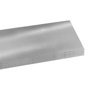 Metal Sheets - 10 x Aluminium Sheets - SATIN SILVER - 30.5cm x 61cm