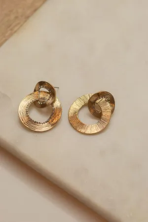 Not Your Mother's Gold Hoop Earrings