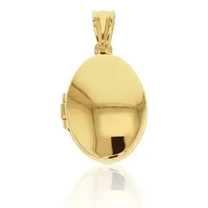 Plain Polished Oval Locket