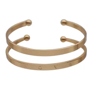 Set metal bracelet