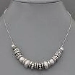 Silver Beads Necklace