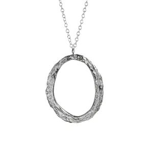 Silver Hoop Pendant