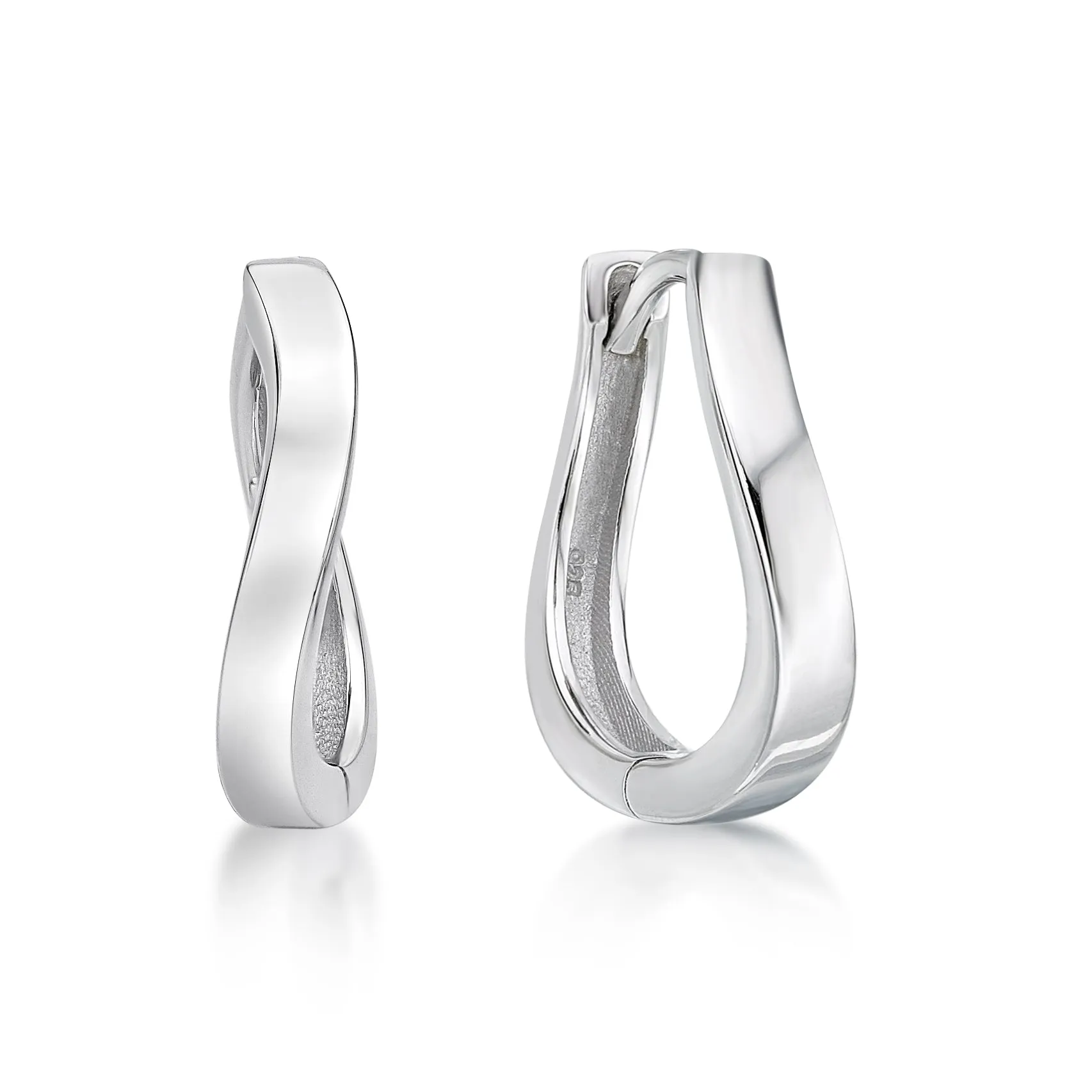 Silver "Huggie" Earring