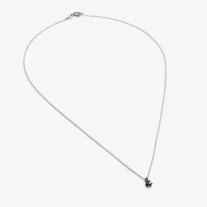 Spark Necklace - Oxidized Black Sterling Silver