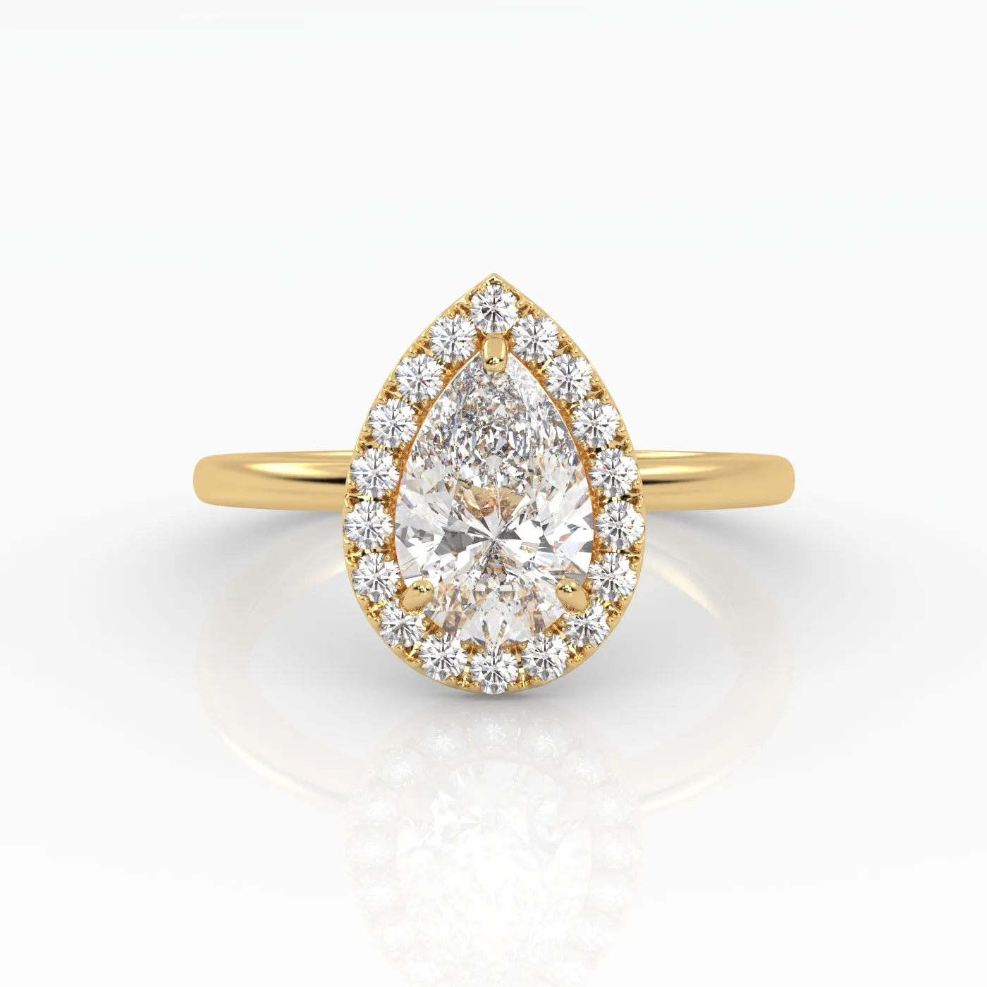 The Pear Solitaire with Halo