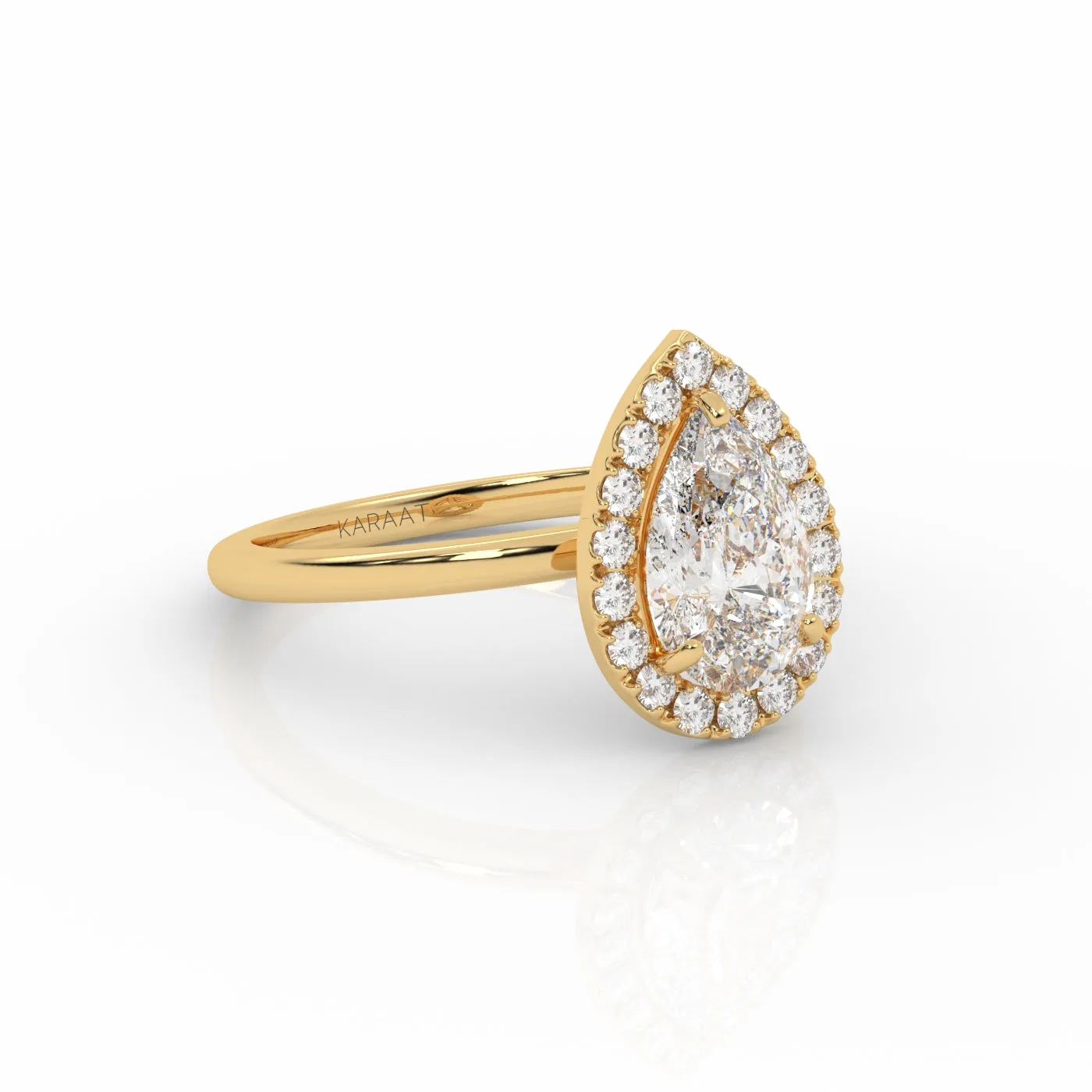 The Pear Solitaire with Halo