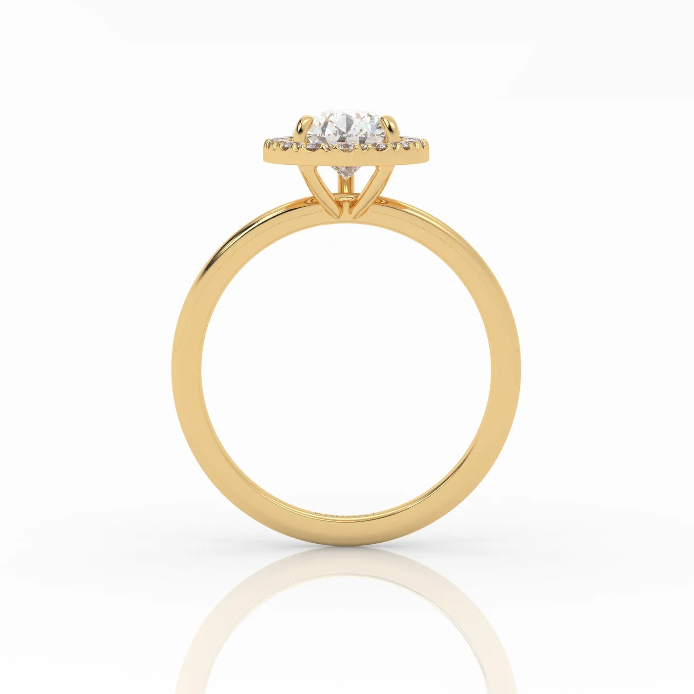 The Pear Solitaire with Halo