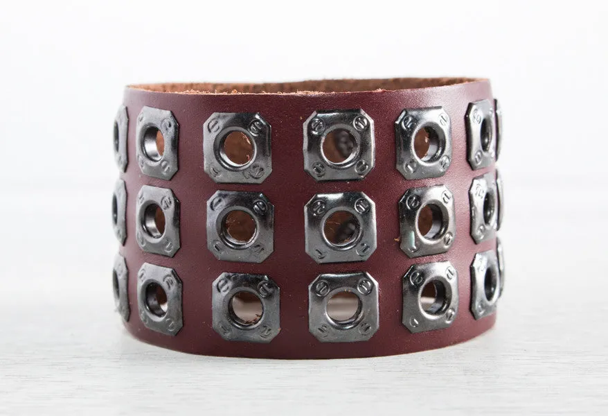 The Studded Leather Bracelet Collection